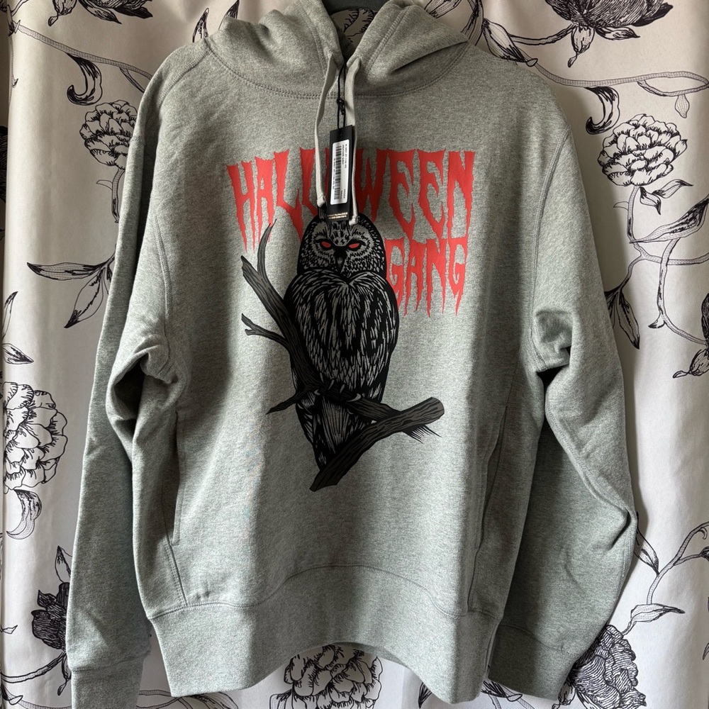 OVO Gray Devil Bird Halloween Gang Hoodie